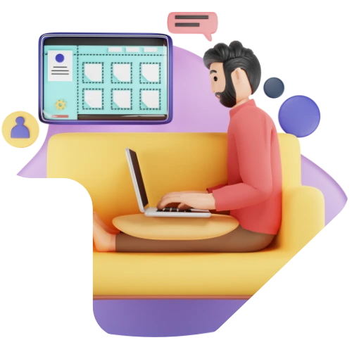 Diseño UI/UX - Persona trabajando